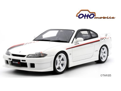 OTM1035 OTTO 1:18 Nissan Silvia S15 Spec R Nismo Aero 2000 White model car