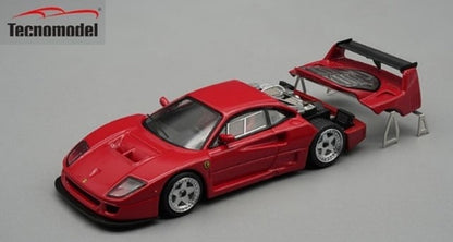 TM64-01A Tecnomodel 1:64 Ferrari F40 LM Press Version 1996 Red w/BBS Silver Wheels