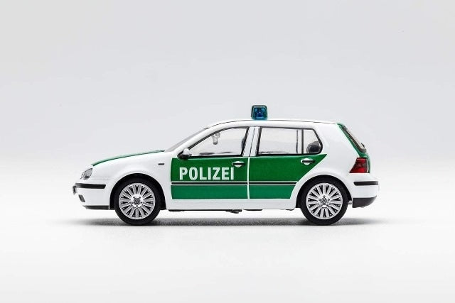 KS-031-224 GCD Gaincorp Products 1:64 VW Volks Wagen Golf MK4 German Police Patrol Car