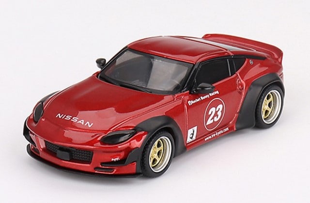 MGT00722-R TSM MINI-GT 1:64 Nissan Pandem Z Passion Red Right-hand drive