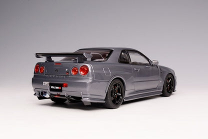 M83409 MOTORHELIX 1:18 Nissan Skyline GT-R R34 NISMO CRS VER. Gunmetal