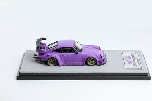 Qidian Model 1:64 Porsche RWB 930 GT Wing Purple