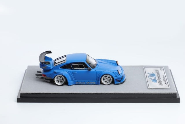 Qidian Model 1:64 Porsche RWB 930 GT Wing Blue