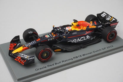 1:43 SPARK S8548 Oracle Red Bull Racing RB18 Dutch GP Winner 2022 #1