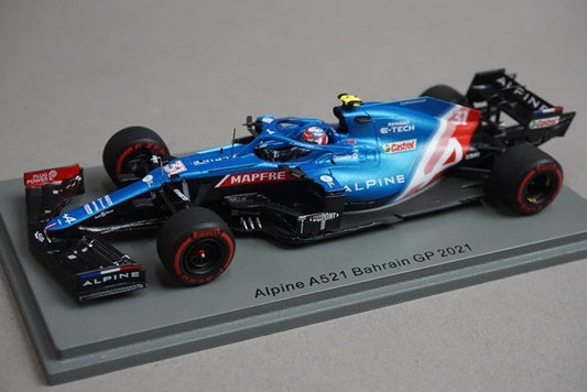 1:43 SPARK S7665 Alpine A521 Bahrain GP 2021 #31 model car