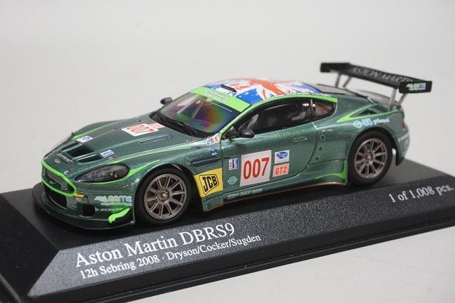 1:43 MINICHAMPS 400081307 Aston Martin DBRS9 12h Sebring 2008 #007