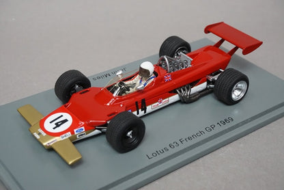 1:43 SPARK S6352 Lotus 63 French GP 1969 #14