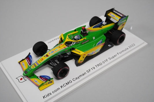 1:43 Spark SJ116 Kidscom KCMG Cayman SF19 TRD 01F Super Formula 2022 #7 model car