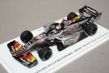 1:43 SPARK SFJ015 P.MU/Selmo Inging SF23 TRD 01F Super Formula 2023 #38 Sho Tsuboi