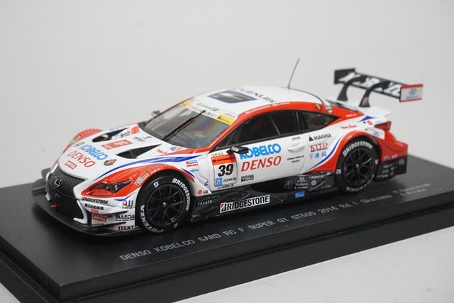 1:43 EBBRO 45388 LEXUS DENSO KOBELCO SARD RC F Super GT GT500 Okayama 2016 #39