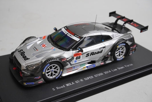 1:43 EBBRO 45102 S Road Mora GT-R Super GT500 2014 Lowdown Force #46 model car