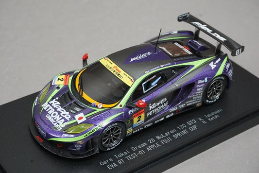 1:43 EBBRO 45233 Boost Gear Custom EVA RT TEST-01 APPLE Super GT300 2013 Fuji SPRINT CUP #2