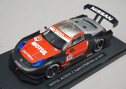 1:43 EBBRO 43911 Nissan MOTUL AUTECH Z SUPER GT500 Test Car 2007 #22