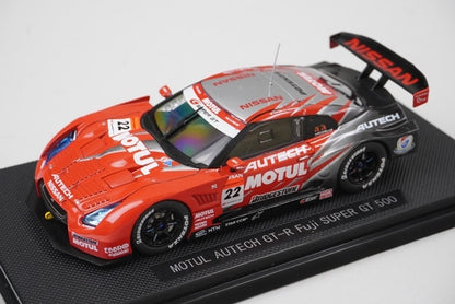 1:43 EBBRO 44128 Nissan MOTUL AUTECH GT-R Fuji Super GT500 #22 model car