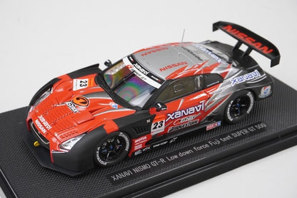 1:43 EBBRO 44125 Nissan Xanavi Nismo GT-R Super GT500 2008 Fuji #23 Red/Silver model car