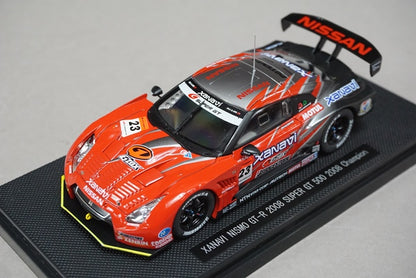 1:43 EBBRO 44200 Nissan XANAVI NISMO GT-R Super GT 500 2008 Champion #23