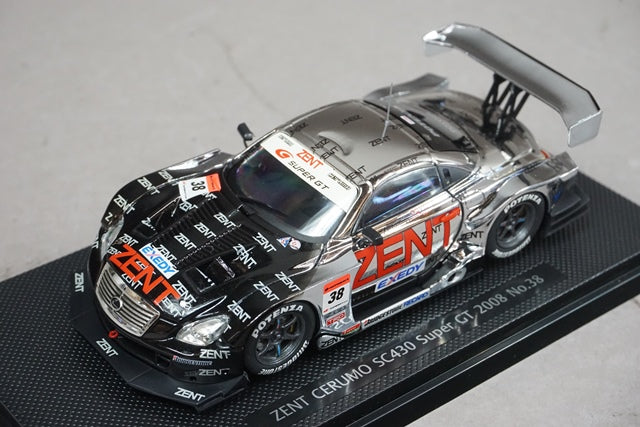 1:43 EBBRO 44055 Lexus ZENT SELMO SC430 Super GT 2008 #38