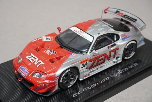 1:43 EBBRO 43695 Toyota ZENT CELMO Supra SUPER GT 2005 #38