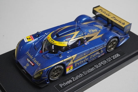 1:43 EBBRO 43821 Privee Zurich Shiden Super GT 2006 #2 model car