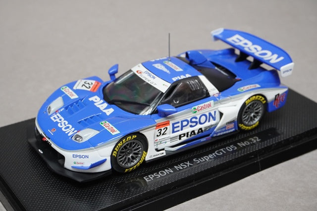 1:43 EBBRO 43692 Honda EPSON NSX Super GT 2005 #32