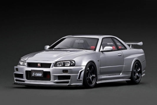 IG3224 ignition model 1:18 NISMO R34 GT-R Z-tune Silver