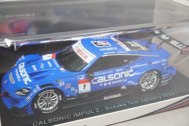 1:43 SPARK SGT100 Nissan Calsonic Impul Z Suzuka Test January 2023 #1