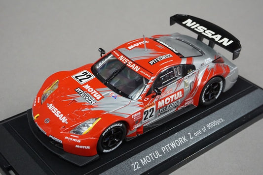 1:43 EBBRO 43572 Nissan MOTUL Pit Work Z JGTC 2004 #22