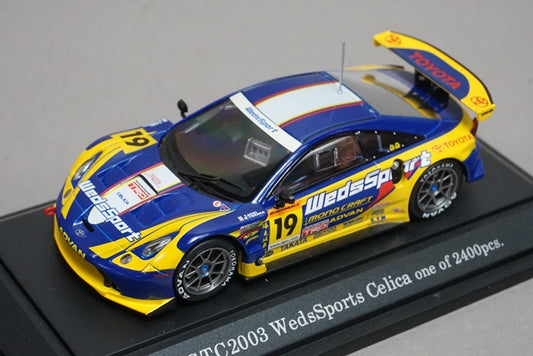 1:43 EBBRO 43550 Toyota Weds Sports Celica JGTC 2003 #19