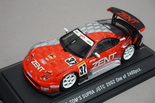 1:43 EBBRO 43337 Toyota Zent Toms Supra JGTC 2002 #37