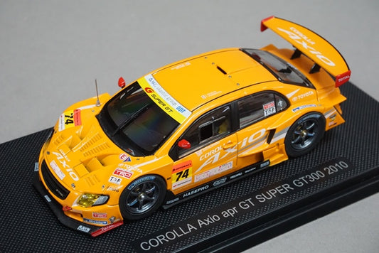 1:43 EBBRO 44435 Toyota Corolla Axio apr GT Super GT300 2010 #74