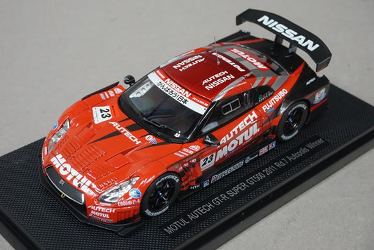 1:43 EBBRO 44654 Nissan MOTUL AUTECH GT-R Super GT2011 #23