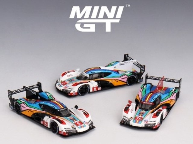 MGTS0011 TSM MINI-GT 1:64 Porsche Le Mans 24 Hours 2023 Porsche Penske Motorsport Set of 3