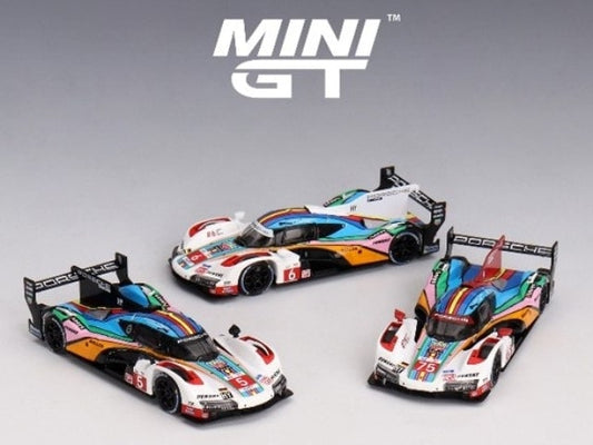 MGTS0011 TSM MINI-GT 1:64 Porsche Le Mans 24 Hours 2023 Porsche Penske Motorsport Set of 3