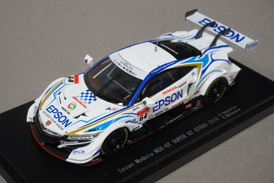 1:43 EBBRO 45631 Honda EPSON MODULO NSX-GT Super GT500 2018 #64