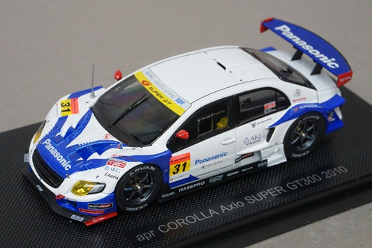 1:43 EBBRO 44433 Toyota apr Corolla Axio Super GT300 2010 #31