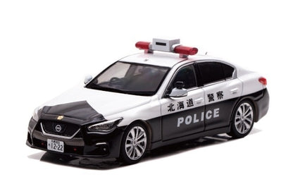 H7432007 RAI'S 1:43 Nissan Skyline GT (V37) 2020 Hokkaido Police Vehicle (625)