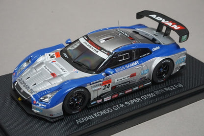 1:43 EBBRO 44543 Nissan ADVAN KONDO GT-R Super GT500 Fuji 2011 #24