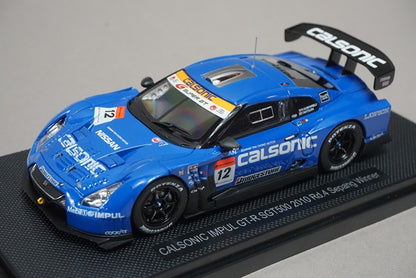 1:43 EBBRO 44427 Nissan CALSONIC IMPUL GT-R SGT500 Sepang Winner 2010 #12