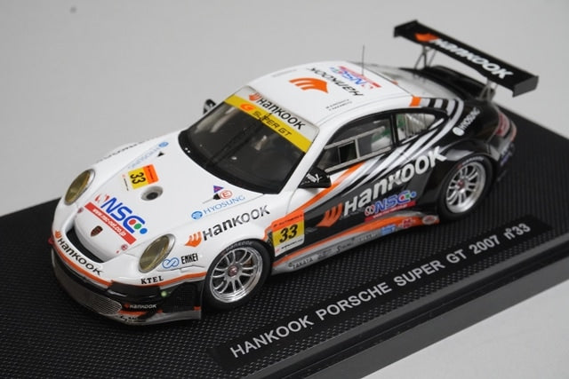1:43 EBBRO 43925 Porsche Hankook Super GT 2007 #33 model car