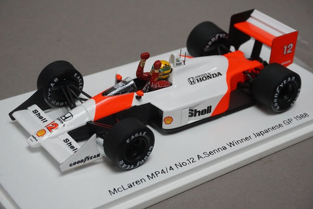 1:43 SPARK SCS229 Honda McLaren MP4/4 Japan GP Winner 1988 A.Senna #12 SUZUKA CIRCUIT LIMITED