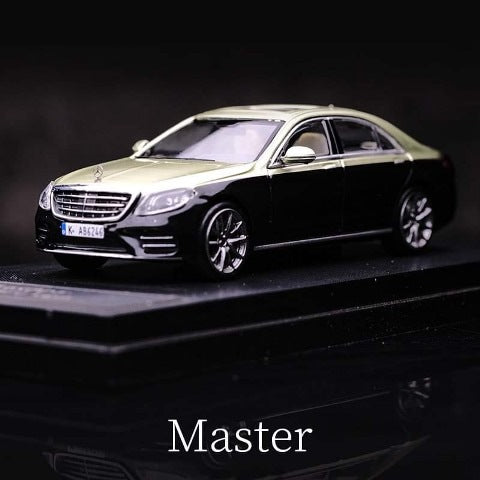 Master 1:64 Mercedes Benz S-Class S450 (W222) Black and Gold