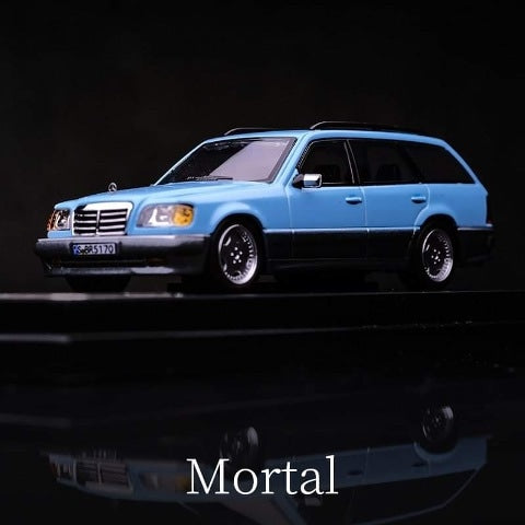 Mortal 1:64 Mercedes Benz Wagon version AMG S124 Lake Blue