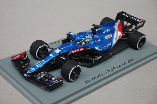 1:43 SPARK S7851 Alpine A521 3rd Qatar GP 2021 #14