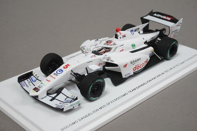 1:43 SPARK SFJ005 Honda Docomo Dandelion M5S SF23 M-TEC HR-417E Super Formula 2023 #5