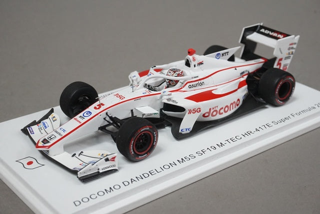 1:43 SPARK SJ114 Honda Docomo Dandelion M5S SF19 M-TEC HR-417E Super Formula 2022 #5