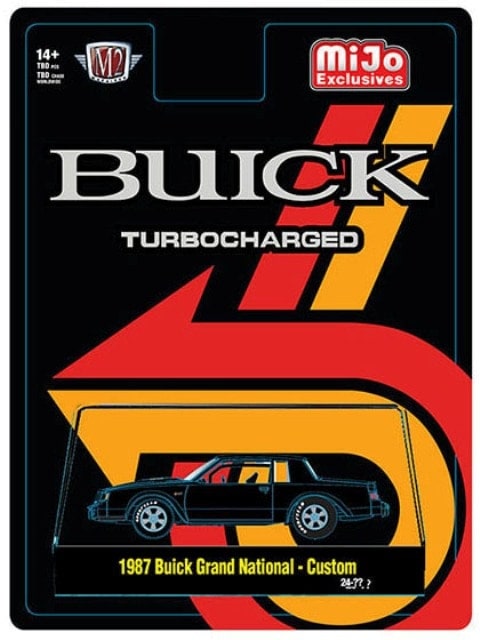 31500-MJS70 M2 Machines Mijo 1:64 Buick 1987 Grand National Custom Black North America Exclusive