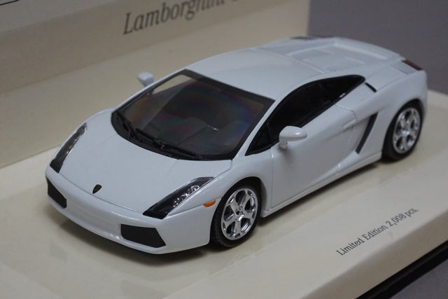 1:43 MINICHAMPS 436103500 Lamborghini Gallardo 2007 Linea Bianco No.8