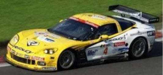 [ Pre-order ] 43SPA2009 Spark 1:43 Chevrolet Corvette C6.R #4 PK Carsport Winner 24H Spa 2009 M. Hezemans - A. Kumpen - J. Menten - K. Mollekens