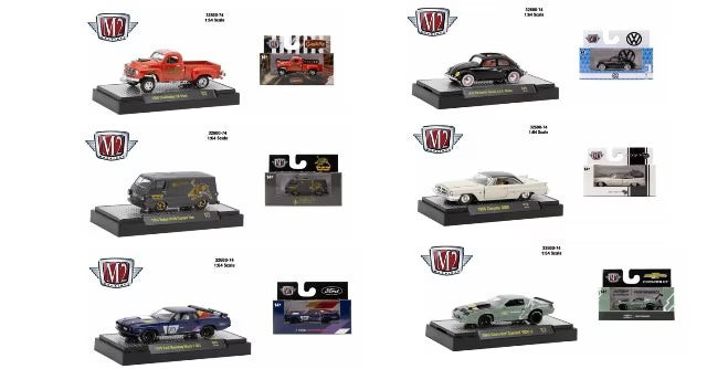 32600-76 M2 Machines 1:64 Auto-Thentics 76 (6 pieces)