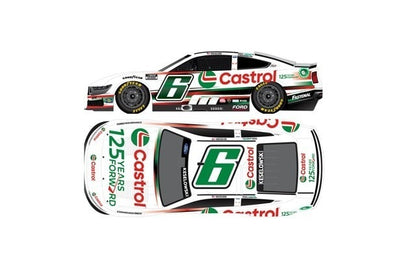 LR301978 Lionel Racing 1:64 Ford Foil Castrol 125 Years Forward 2024 Mustang Brad Keselowski #6